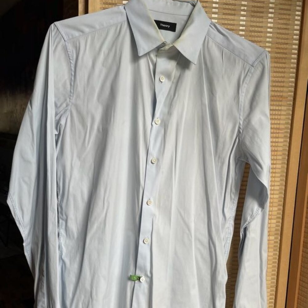 Theory Men’s Dress Shirt in White